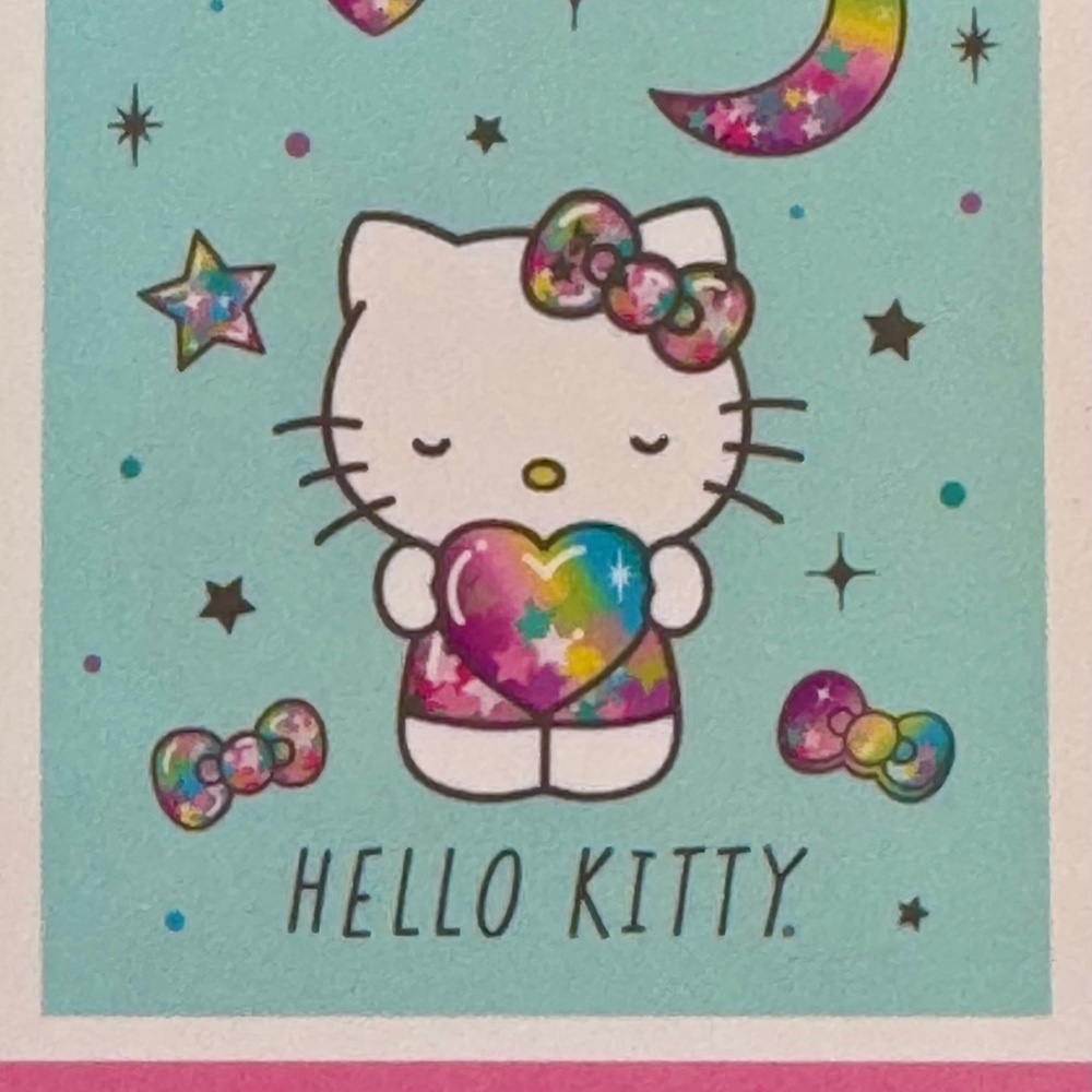 Hello Kitty Blue and Pink Celestial Blanket Plush Cloud Throw Blanket